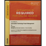 CourseMate, 1 term (6 months) Printed Access Card for Schwalbe's In formation Technology Project Management, 8th