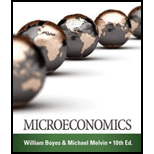 Microeconomics (MindTap Course List) - 10th Edition - by William Boyes, Michael Melvin - ISBN 9781285859484