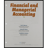 Financial & Managerial Accounting - 13th Edition - by WARREN, Carl S.; Reeve, James M.; Duchac, Jonathan - ISBN 9781285868776