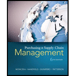 Purchasing and Supply Chain Management - 6th Edition - by Robert M. Monczka, Robert B. Handfield, Larry C. Giunipero, James L. Patterson - ISBN 9781285869681