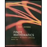 Finite Mathematics 7th Edition Textbook Solutions | bartleby