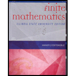 FINITE MATHEMATICS >CUSTOM< - 6th Edition - by Waner - ISBN 9781285922096