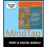 Bundle: Essential Of Statistics For The Behavioral Sciences + Mindtap Psychology, 1 Term (6 Months) Printed Access Card - 8th Edition - by Frederick J. Gravetter; Larry B. Wallnau - ISBN 9781285933986