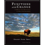 FUNCTIONS+CHANGE (LOOSELEAF) >CUSTOM< - 4th Edition - by Crauder - ISBN 9781305015708