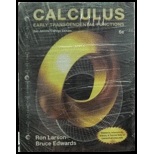 CALCULUS,EARLY...(LL)-W/ACCESS >CUSTOM< - 6th Edition - by Larson - ISBN 9781305040618