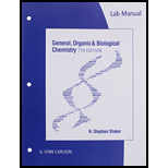 GENERAL,ORGANIC,+BIO.CHEM.-LAB.MAN... - 7th Edition - by STOKER - ISBN 9781305081093