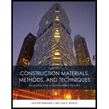 Construction Materials, Methods and Techniques (MindTap Course List) - 4th Edition - by William P. Spence, Eva Kultermann - ISBN 9781305086272