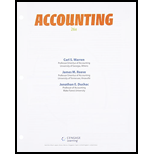 Accounting (Looseleaf) - 26th Edition - by WARREN - ISBN 9781305088405