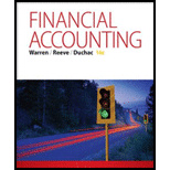 Financial Accounting - 14th Edition - by Carl Warren, Jim Reeve, Jonathan Duchac - ISBN 9781305088436