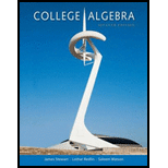 College Algebra - 7th Edition - by James Stewart, Lothar Redlin, Saleem Watson - ISBN 9781305115545