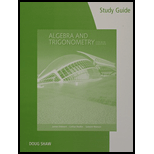Study Guide For Stewart/redlin/watson's Algebra And Trigonometry, 4th - 4th Edition - by James Stewart, Lothar Redlin, Saleem Watson - ISBN 9781305118164