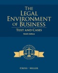 The Legal Environment of Business: Text and Cases - 9th Edition - by CROSS - ISBN 9781305142947