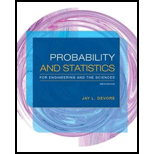 Probability and Statistics for Engineering and the Sciences - 9th Edition - by Jay L. Devore - ISBN 9781305251809