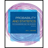 Probability and Statistics for Engineering and the Sciences