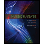 Numerical Analysis - 10th Edition - by Richard L. Burden, J. Douglas Faires, Annette M. Burden - ISBN 9781305253667