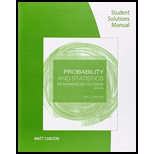 Student Solutions Manual for Devore's Probability and Statistics for Engineering and the Sciences - 9th Edition - by Jay L. Devore - ISBN 9781305260597