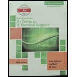 Lab Manual for Andrews’ A+ Guide to IT Technical Support, 9th Edition - 9th Edition - by Jean Andrews - ISBN 9781305266544