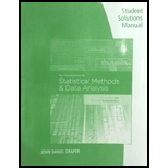 Student Solutions Manual For Ott/longnecker's An Introduction To Statistical Methods And Data Analysis, 7th - 7th Edition - by R. Lyman Ott, Micheal T. Longnecker - ISBN 9781305269484