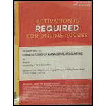 Cengnow Access Card For Cornerstones Of Managerial Accounting - 6th Edition - by Mowen/hansen/heitge - ISBN 9781305280762