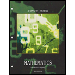 Mathematics: A Practical Odyssey - 8th Edition - by Johnson - ISBN 9781305281530