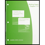 Working Papers, Chapters 1-17 for Warren/Reeve/Duchac's Accounting, 26th and Financial Accounting, 14th - 26th Edition - by Carl Warren, Jim Reeve, Jonathan Duchac - ISBN 9781305392373