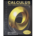 CALC.,EARLY TRANSCENDENTAL...-W/ACCESS - 6th Edition - by Larson - ISBN 9781305436114