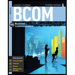 EBK BCOM 6:STUDENT ED.                  - 6th Edition - by LEHMAN - ISBN 9781305436916