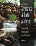 Introduction to Statistics and Data Analysis - 5th Edition - by PECK - ISBN 9781305445963