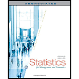 Statistics for Management and Economics, Abbreviated - 10th Edition - by KELLER,  Gerald - ISBN 9781305480483