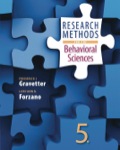 Research Methods for the Behavioral Sciences (MindTap Course List) - 5th Edition - by GRAVETTER - ISBN 9781305480582