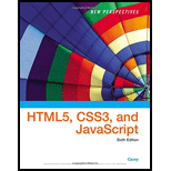 New Perspectives on HTML5, CSS3, and JavaScript - 6th Edition - by Patrick M. Carey - ISBN 9781305503922