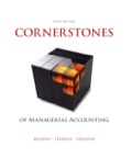 EBK CORNERSTONES OF MANAGERIAL ACCOUNTI - 6th Edition - by Heitger - ISBN 9781305548909