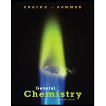 General Chemistry - Standalone book (MindTap Course List) - 11th Edition - by Steven D. Gammon, Ebbing, Darrell Ebbing, Steven D., Darrell; Gammon, Darrell Ebbing; Steven D. Gammon, Darrell D.; Gammon, Ebbing; Steven D. Gammon; Darrell - ISBN 9781305580343