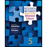Research Methods for Behavior... - With Access - 5th Edition - by GRAVETTER - ISBN 9781305591400