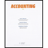 Bundle: Accounting, Loose-Leaf Version, 26th + CengageNOWv2, 2 term Printed Access Card - 26th Edition - by Carl Warren, Jim Reeve, Jonathan Duchac - ISBN 9781305617063