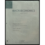 Bundle: Macroeconomics: Principles and Policy, Loose-leaf Version, 13th + MindTap Economics, 1 term (6 months) Printed Access Card - 13th Edition - by William J. Baumol, Alan S. Blinder - ISBN 9781305617582