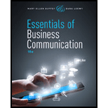 Essentials of Business Communication - With 2 Access - 10th Edition - by Guffey - ISBN 9781305624047