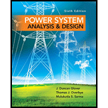 Power System Analysis and Design (MindTap Course List) - 6th Edition - by J. Duncan Glover, Thomas Overbye, Mulukutla S. Sarma - ISBN 9781305632134