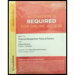 Aplia 2 Terms Printed Access Card For Financial Management Theory & Practice