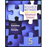 Research Methods for the Behavioral Sciences, Loose-leaf Version - 5th Edition - by Forzano, Lori-ann B., GRAVETTER, Frederick J - ISBN 9781305633667