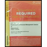 FUND.OF FINAN.MGMT.:CONC.-APLIA ACCESS - 9th Edition - by Brigham - ISBN 9781305636026