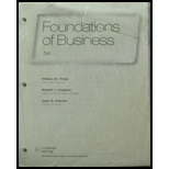 Foundations Of Business, Loose-leaf Version - 5th Edition - by Pride, William M.; Hughes, Robert J.; Kapoor, Jack R. - ISBN 9781305639737