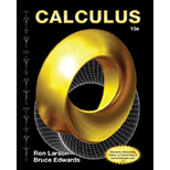 Calculus 10th Edition - 10th Edition - by Bruce Edwards, Ron Larson - ISBN 9781305654402