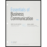 Bundle: Essentials of Business Communication, Loose-Leaf Version, 10th + Premium Website, 1 term (6 months) Printed Access Card + MindTap Business Communication, 1 term (6 months) Printed Access Card