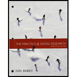 Bundle: The Practice Of Social Research, Loose-leaf Version, 14th + Mindtap Sociology, 1 Term (6 Months) Printed Access Card - 14th Edition - by Earl R. Babbie - ISBN 9781305700253