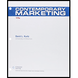Bundle: Contemporary Marketing, 17th + LMS Integrated for MindTap Marketing, 1 term (6 months) Printed Access Card - 17th Edition - by Louis E. Boone, David L. Kurtz - ISBN 9781305715813