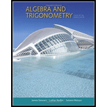 Algebra and Trigonometry