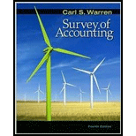 Survey of Accounting - 7th Edition - by Carl S. Warren - ISBN 9781305744660