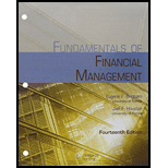 Bundle: Fundamentals Of Financial Management, Loose-leaf Version, 14th + Cengagenow, 1 Term (6 Months) Printed Access Card - 14th Edition - by Eugene F. Brigham, Joel F. Houston - ISBN 9781305777156