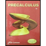 PRECALCULUS (HS)-W/COURSEMATE ACCESS - 9th Edition - by Larson - ISBN 9781305778252
